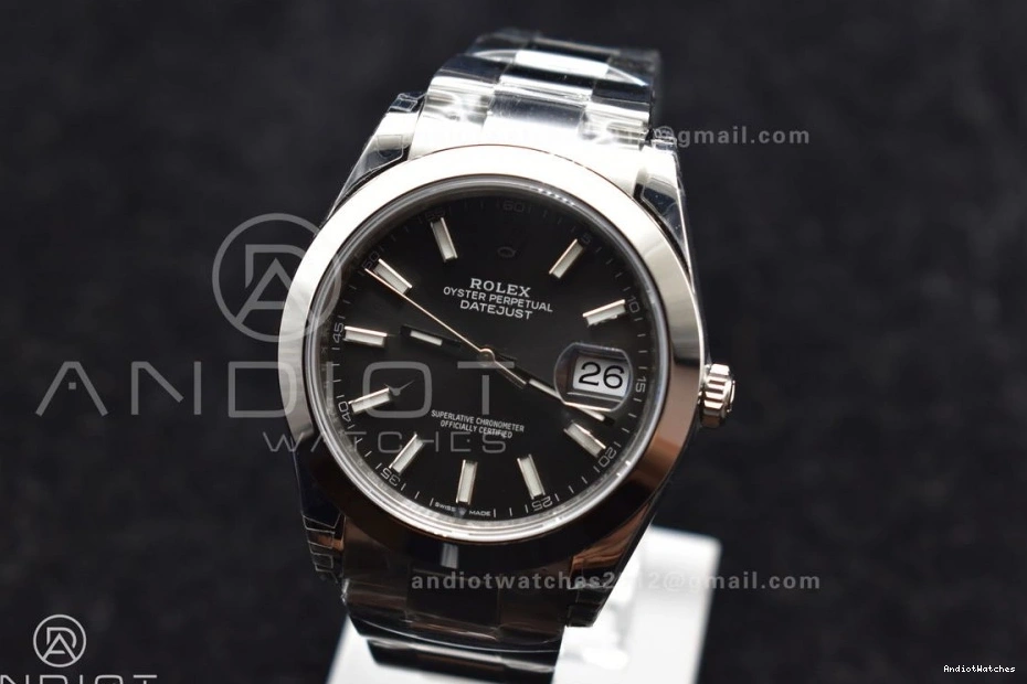 VSF SS Edition 904L 126330 VS Effortless 1:1 41 Dial DateJust Rhodium On Best Bracelet 597 Grey Oyster 0915